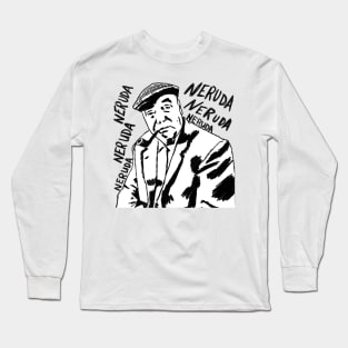 Pablo Neruda Long Sleeve T-Shirt